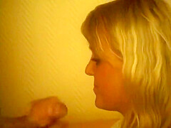 I Find The Door Open And I Film Michaela As Blonde As She