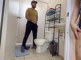 I Find The Plumber Smelling My Underwear