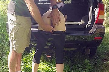 I Fucked My Stepsister In The Car By The Lake    She Was Horny