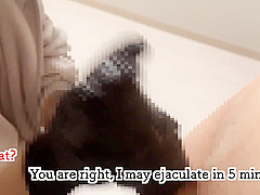 I Gave Him A Hand Job On His Dick Using Black Gloves Man