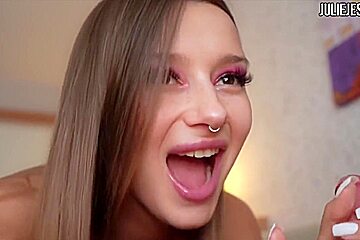 I Love Cum On My Feet After He Fucks My Pussy
