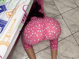 I Tricked My Beautiful Friend Into Looking Under The Bed To See