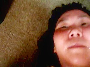 I in sexy yellow dress self pee and piss on cum on face