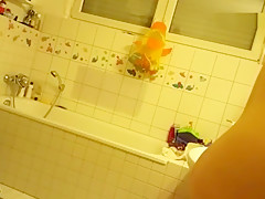 I spied my Step Mother in our bathroom