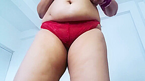 Milf In Fiery Red Bikni - Asian Milf