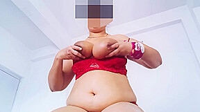 Milf In Fiery Red Bikni - Asian Milf