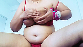 Milf In Fiery Red Bikni - Asian Milf