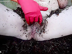 In Manure With Rubber Boots & Gloves Pt2 - MaryBitch
