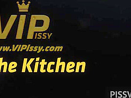 In The Kitchen with Vinna Reed,Yenna by VIPissy - PissVids