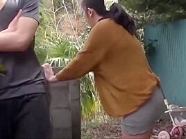 Incontinent Stepmom Wetting Her Skirt