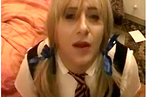 Incredible amateur shemale movie with Blonde, Amateur scenes