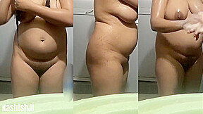 Indian Bhabhi Shower For Devar Big Boobs And Big Ass
