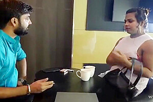 Indian Boss Fucked Hot Shemale