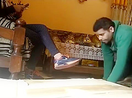 Indian femdom mistress with Indian slave