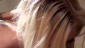 Inked Blonde Bdsm Sub Gagged And Restrained