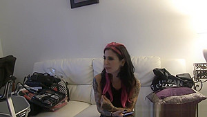 Inked alt beauties assfucked and facialized