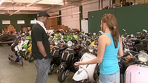 Innocent White Slut Interracial Gangbanged In A Store