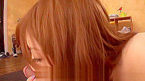 Irresisstible Asian lass fucked after she blows a hard one