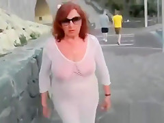 It enjoys herself on holiday