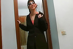 Italian She-male Goes Crazy!!! - #12