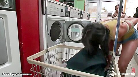 James Deen And Cassandra Nix In Tied Up Babe Assfuck Shagged In Laundromat