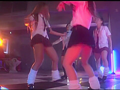 Japanese Dancers Riding Dildo In The