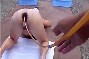 Japanese Girl Extreme Outdoors Enema