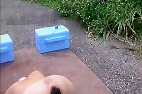 Japanese Girl Extreme Outdoors Enema