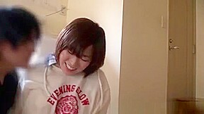 Japanese teen 18+ Takes On Two Cocks