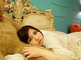 Japanese model Anri Okita 沖田杏梨睡衣丝袜写真