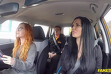 Jasmine Jae, Ella Hughes - Sweet Redhead In Hard Threesome
