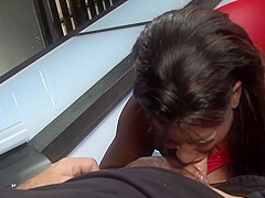 Jasmine Webb In Gets The Booty Hunters Cum In Her Hair