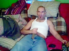 Jeans,smokin,wifebeater and a bannana canada bc spankymarc