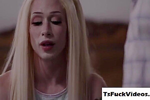 Jenna Gargles In Bratty Shemale Cutie Racial Rough Fucking