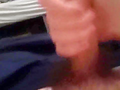 Jerking my Small Uncut Cock Hard