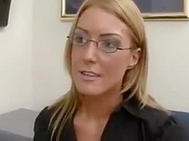 Job Interview turns to Lesbian sex