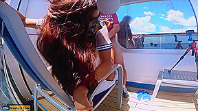 Jordan Pryce - Sexy teen 18+ Fucked In Public On A Cruise Balcony!