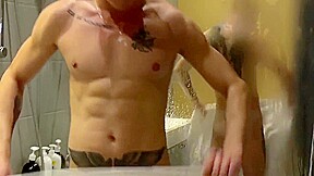 Juicy Fuck After Shower With Bearded Best Friend With Huge Dick - 495 8 Min