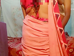 Kajal Bhabhi Ko Red Saree Me Choda