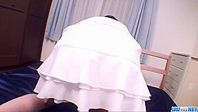 Kanon Hanai sucks cock and gets fucked hard
