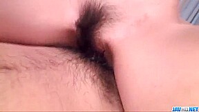 Kanon Hanai sucks cock and gets fucked hard