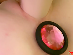 Karuna Satori Butt Plug And Pussy Close Up