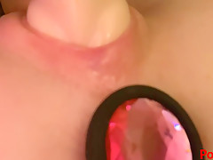 Karuna Satori Butt Plug And Pussy Close Up