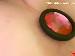 Karuna Satori Butt Plug And Pussy Close Up