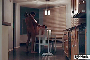 Kate Zoha And Chris Damned - A Skinny Small Tits Tbabe Takes Bigcock