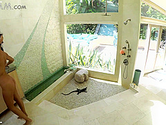 Kendra Spade - Sneaky Stepdad Bangs Stepdaughter In The Shower Uhd