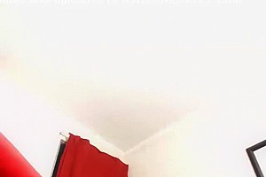 Kimberly furiously pumps creamy cum from her thick cock