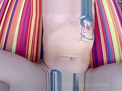 Kinky Couple Fucks Outdoors on Hammock