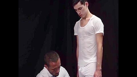 Kinky mormon jizzed after bareback