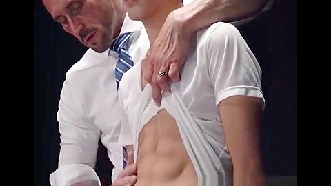 Kinky mormon jizzed after bareback